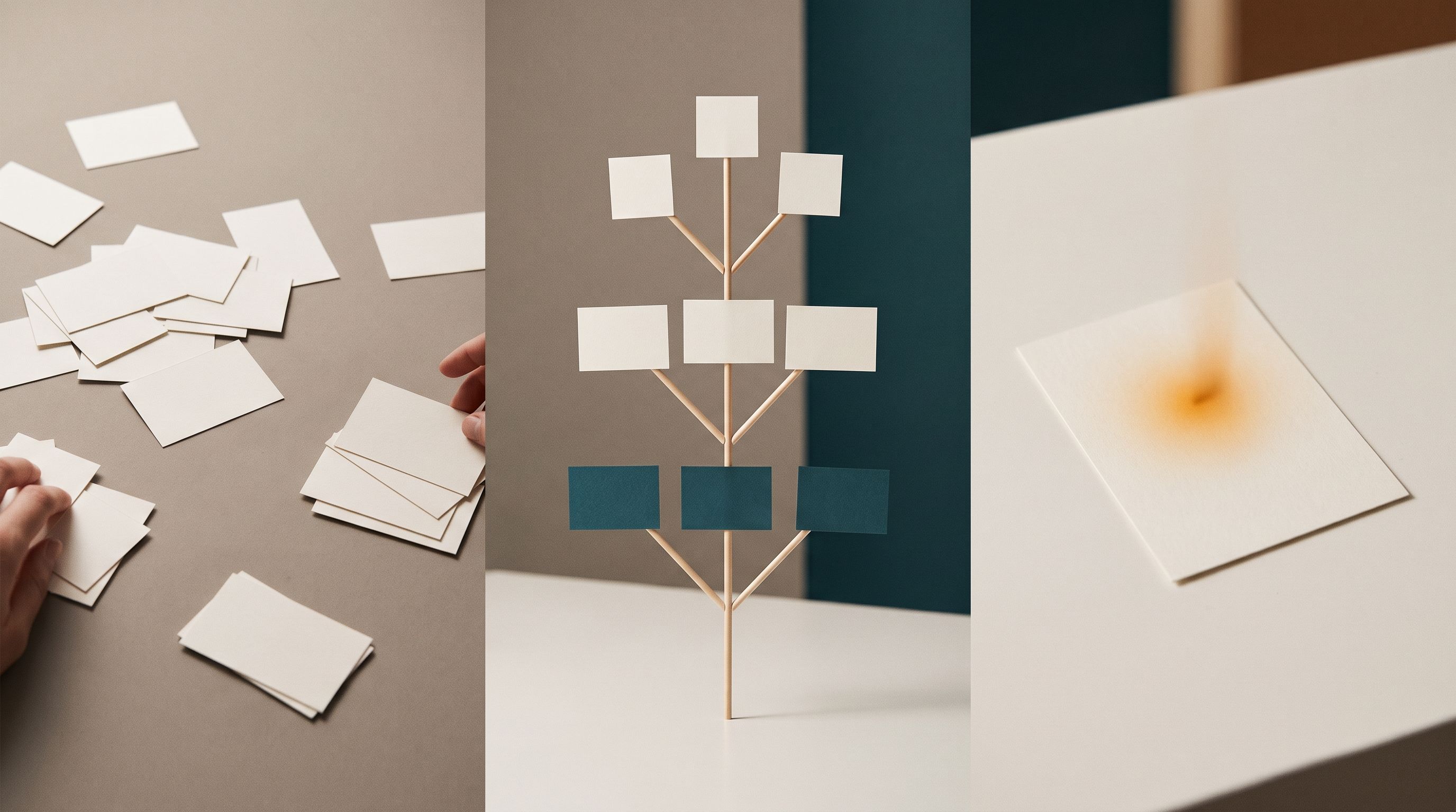 Choose Card Sorting, Tree Testing or First-Click Testing Before You Redraw Your Menu
